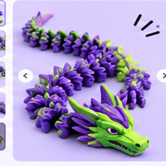 Articulated Dragon 3D printed by TwigTech